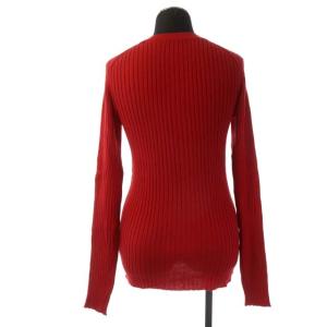 Shinzone カーディガン リブ F レッド