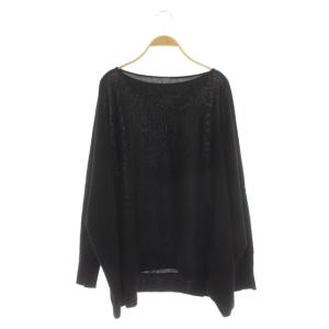 B/N Volume knit ニット カットソー 長袖 ウール ブラック