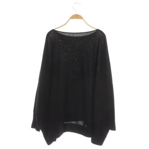 L'Appartement B/N Volume knit ニット カットソー 長袖 ウール ブラック