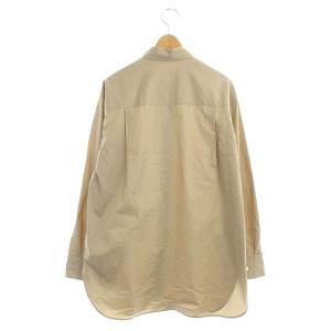 Deuxieme Classe washer シャツ ブラウス 長袖 前開き ライトベージュ