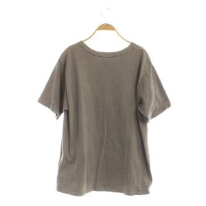 STAMMBAUM アパルトモン取扱 EagleTシャツ 半袖 プリント ダメージ加工 F グレー オレンジ