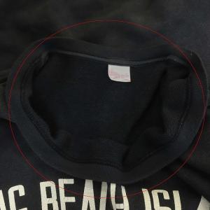 STAMMBAUM 20AW LOGO H/S Sweat スウェットカットソー 長袖 ダメージ加工 F チャコール