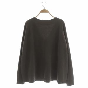 Deuxieme Classe 20AW ミドルゲージVプルオーバーニット セーター 長袖 ウール カシミヤ混 ブラウン