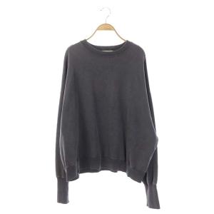 オーバーサイズスウェットプルオーバー トレーナー 長袖 F チャコール