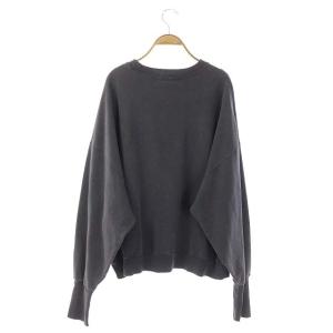 REMI RELIEF オーバーサイズスウェットプルオーバー トレーナー 長袖 F チャコール
