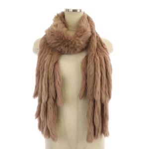 EPOCA マフラー ファー ピンクベージュ
