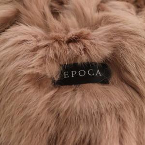 EPOCA マフラー ファー ピンクベージュ