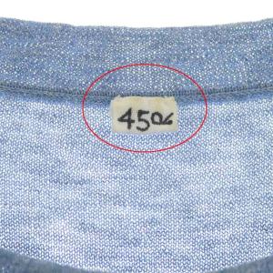 45rpm サマーニット フリル 2 ライトブルー