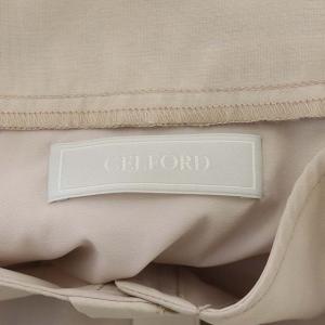 CELFORD 21AW シアーシャツワンピース ロング 長袖 ベルト付き 36 ピンク