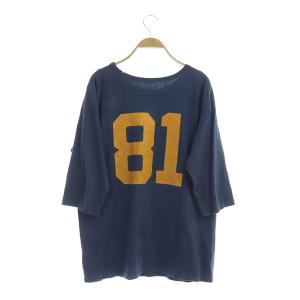 STAMMBAUM L'Appartement取扱 NOTRE DAME Tシャツ プリント F ネイビー