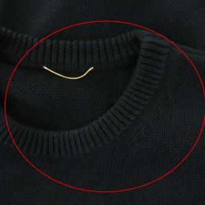 L'Appartement 20SS クルーネック ニット セーター 長袖 ブラック