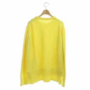 L'Appartement 20SS クルーネック ニット セーター 長袖 イエロー