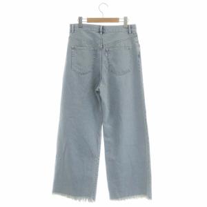 Grace Class デニムパンツ ワイド バギー カットオフ 38 ライトブルー