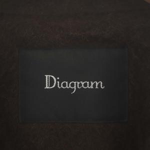 Diagram GRACE CONTINENTAL 21AW シャギーピーコート 36 ブラウン