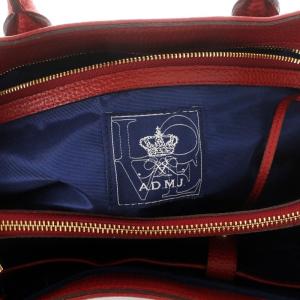 A.D.M.J. トートバッグ シュリンクレザー 赤 レッド