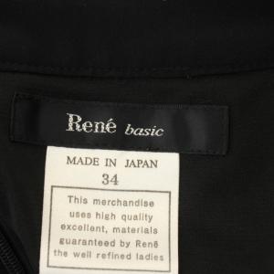 René BASIC ワンピース リボン 34 ブラック