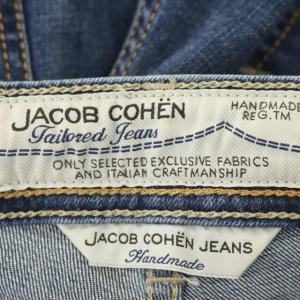JACOB COHEN PW622デニムパンツ ジーンズ ストレート ボタンフライ 32 ブルー