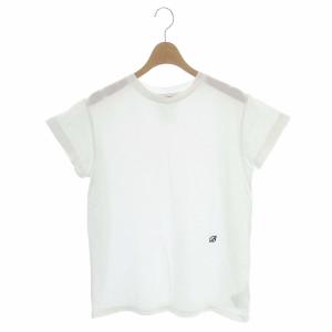 鹿の子 半袖カットソー Tシャツ 半袖 クルーネック 01 白 ホワイト