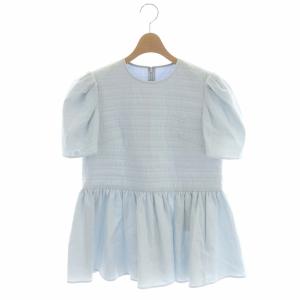 21SS RESORT FLARE TOP カットソー プルオーバー 36 水色