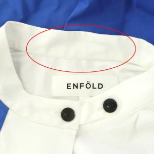 ENFOLD SOMELOS HALF SLEEVE DRESS シャツワンピース 半袖 38 マルチカラー