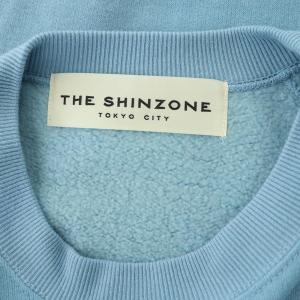 Shinzone COMMON SWEAT トレーナー 長袖 裏起毛 F ブルー