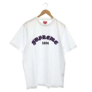 Supreme 22SS Old English Glow S/S Top Tシャツ M 白