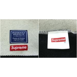 Supreme 21AW Faribault Woolen Mill Checkerboard ブランケット