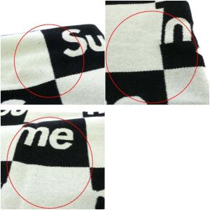 Supreme 21AW Faribault Woolen Mill Checkerboard ブランケット