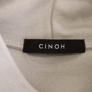 CINOH 圧縮ウールパーカー フーディー プルオーバー 長袖 46 ライトグレー 21WCU305