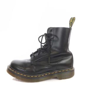 Dr.Martens ショートブーツ 8ホール パスカル PASCAL レザー UK3 22.0cm 黒 ブラック