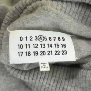 Martin Margiela 4 ワンピース ニット ウール ハイネック 長袖 ロング S グレー