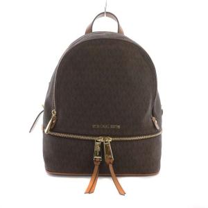 リュック バックパック RHEA ZIP MKシグネチャー ブラウン