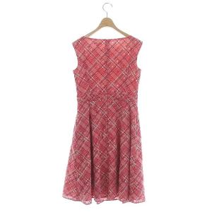 TOCCA ZELLIGE ワンピース フレア 刺繍 2 ピンク