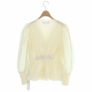 CELFORD 21SS パワショルニットカーディガン 36 オフホワイト