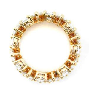 SWAROVSKI Vittore リング 指輪 ペアカット 50 8号 シャンパンゴールド色