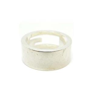 GUCCI Gリング 指輪 925 9号 シルバー