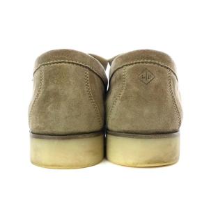 Loro Piana ローファー スリッポン タッセル キルト スエード 39 ベージュ
