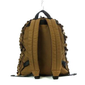 MUVEIL 21SS OUTDOORコラボリュック バックパック フラワーモチーフ 茶