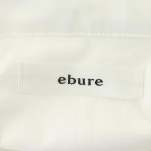 ebure シャツワンピース オープンカラー 38 ホワイト