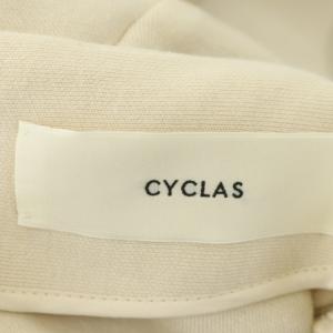CYCLAS ロングワンピース コットン 五分袖 S ライトベージュ