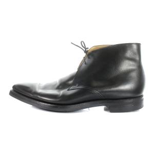 Crockett & Jones TETBURY レースアップシューズ レザー 6.5 黒