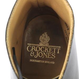 Crockett & Jones TETBURY レースアップシューズ レザー 6.5 黒