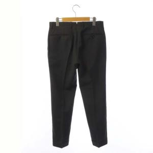 INCOTEX ビームスF別注 SLIM FIT テーパードパンツ センタープレス 46 チャコールグレー