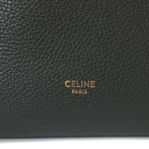 CELINE サングル バケット スモール ショルダーバッグ ワンショルダー レザー ブラック