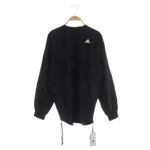 × HIKE プルオーバートップス カットソー 3本ライン ロゴプリント M ブラック GK4264