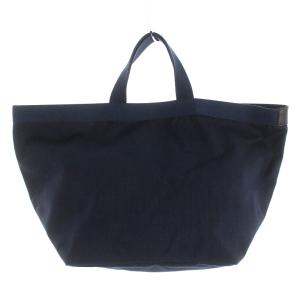 Hervé Chapelier トートバッグ キャンバス ネイビー