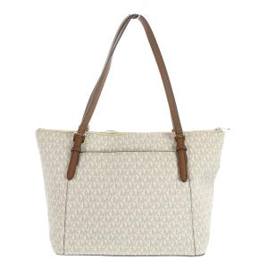 MICHAEL KORS トートバッグ シアラシグネチャー レザー ホワイト