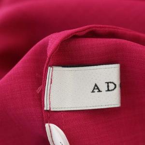 ADORE 20SS シアーボイルチュニックブラウス スキッパー 七分袖 38 ピンク