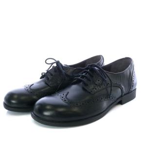 BIRKENSTOCK LARAMIE LOW オックスフォードシューズレザー 37E ブラック