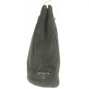 PRADA クリアハンドルナイロントートバッグ ハンドバッグ グリーン